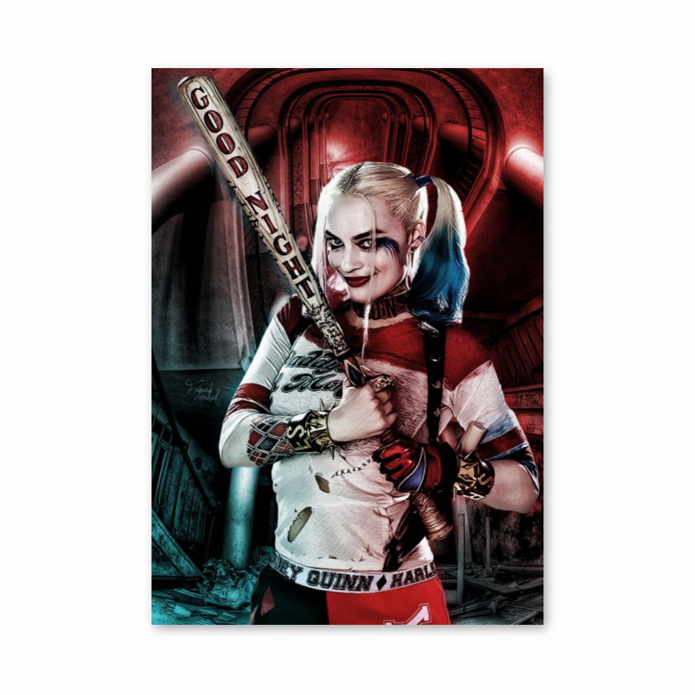 Póster Harley Queen Buenas Noches