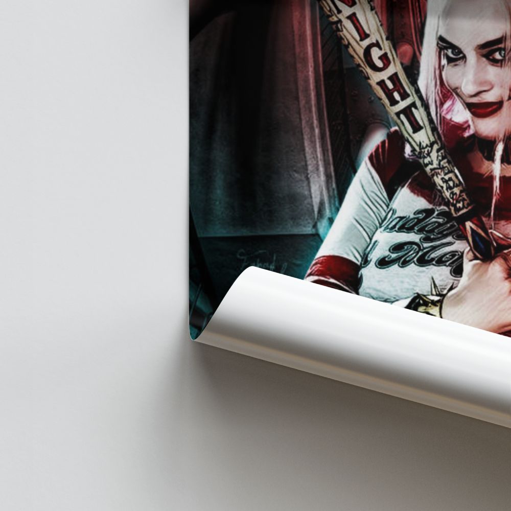 Póster Harley Queen Buenas Noches