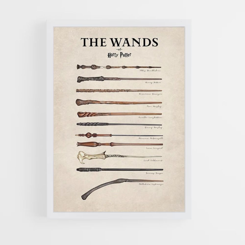 Varitas de Harry Potter Póster