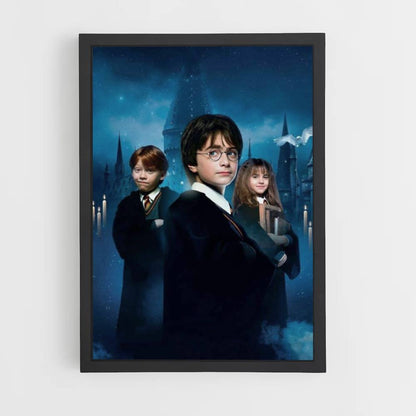 Póster Harry Ron Hermione