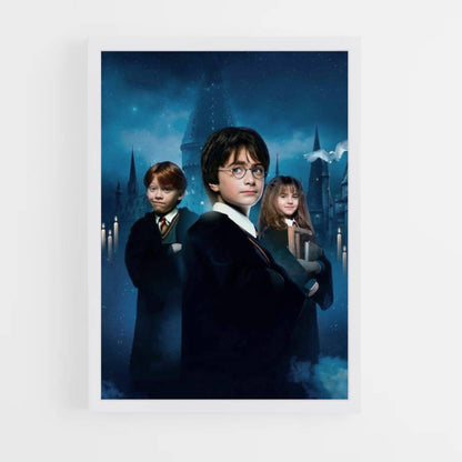 Póster Harry Ron Hermione