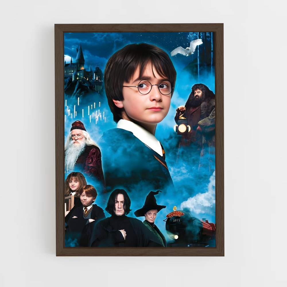 harry-potter-21 cadre Bois foncé