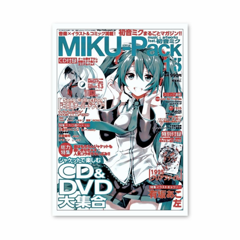 Paquete de carteles Miku