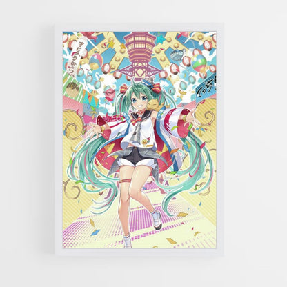 Cartel Fiesta Hatsune Miku