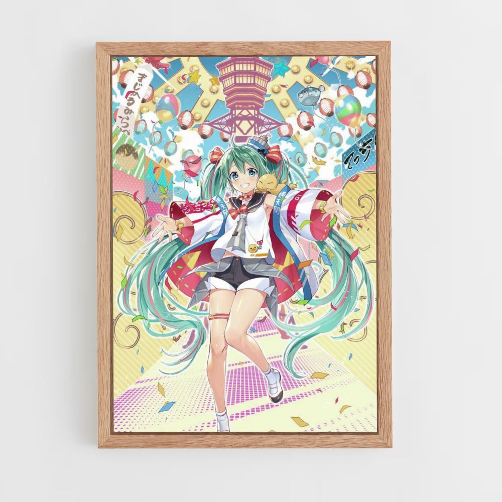 Cartel Fiesta Hatsune Miku