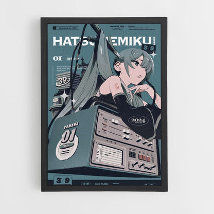 Póster Hatsune Miku 01