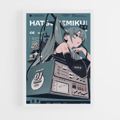 Póster Hatsune Miku 01