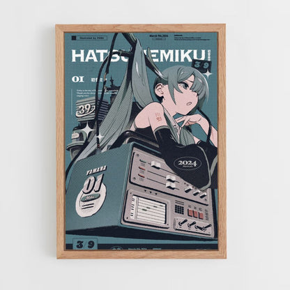 Póster Hatsune Miku 01