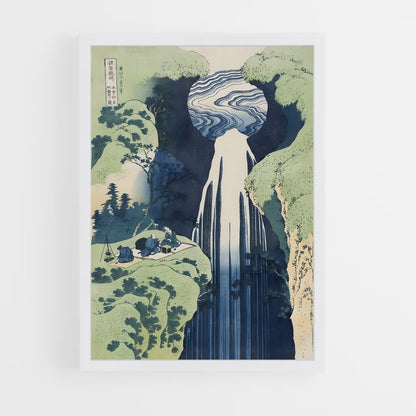 hokusai-2 cadre Blanc