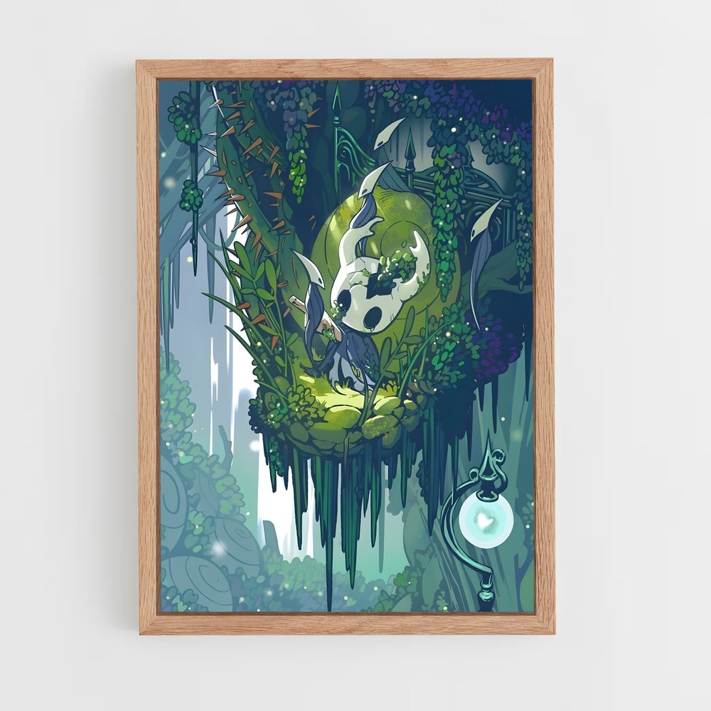 hollow-knight-11 cadre Bois clair