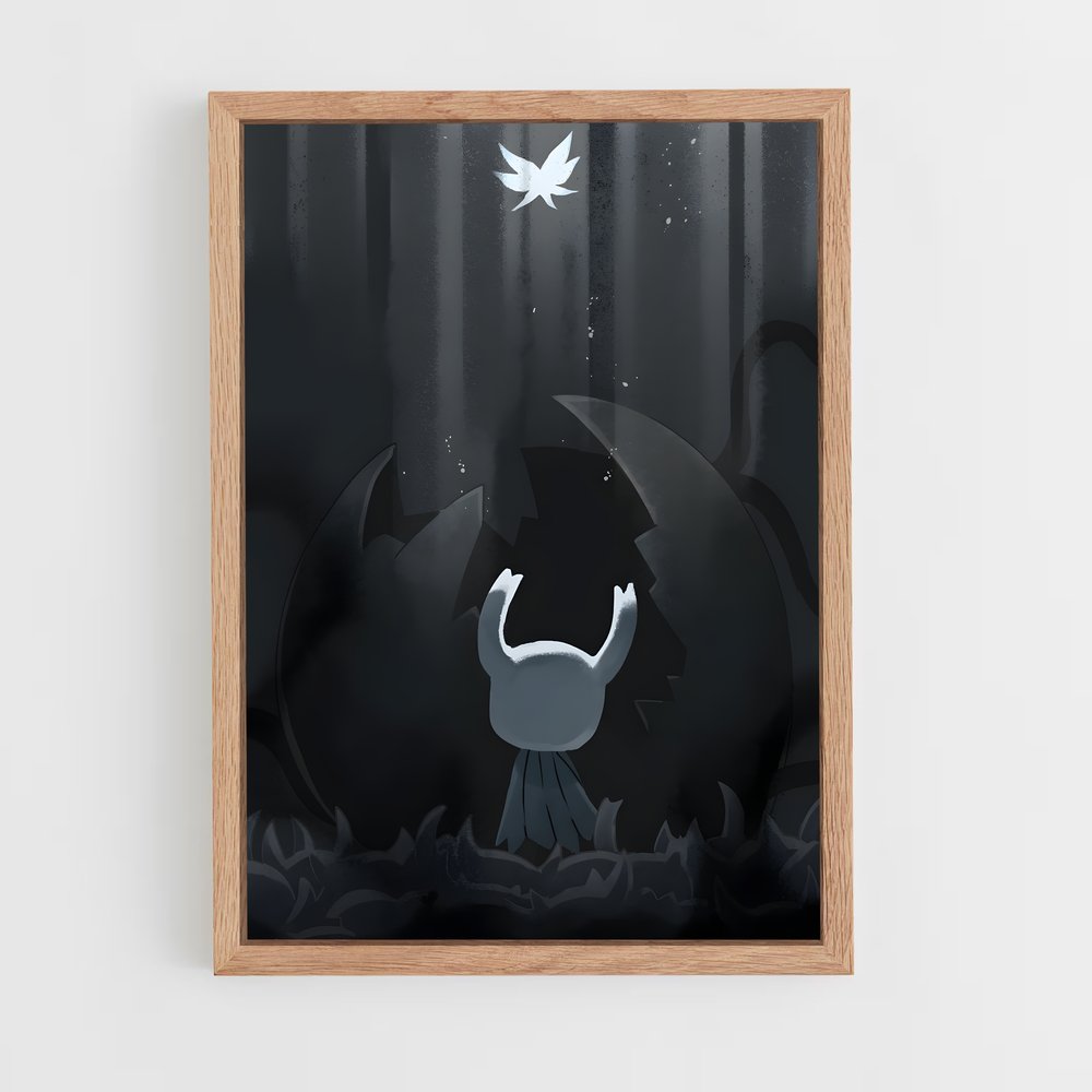 hollow-knight-8 cadre Bois clair