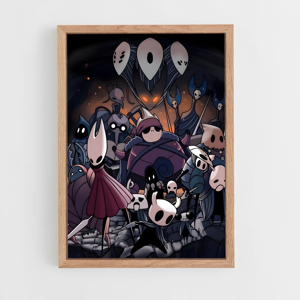 hollow-knight-9 cadre Bois clair