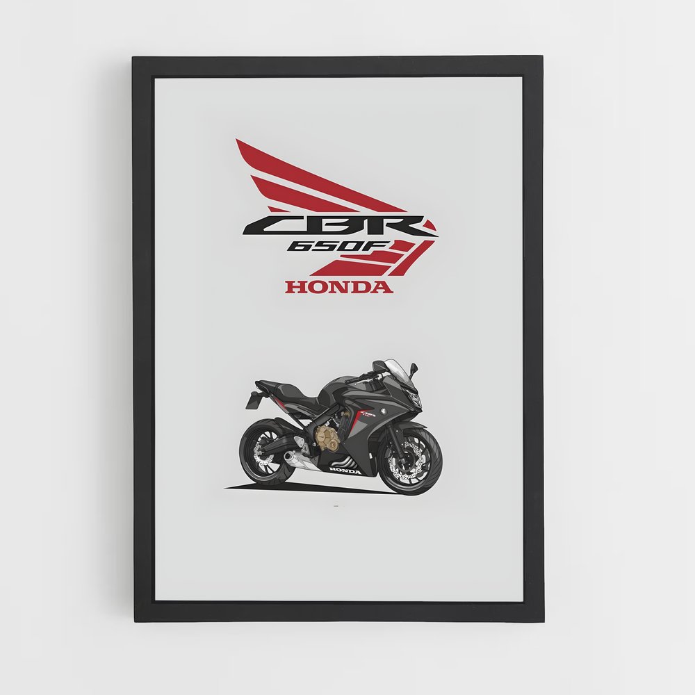 honda-moto-1 cadre Noir
