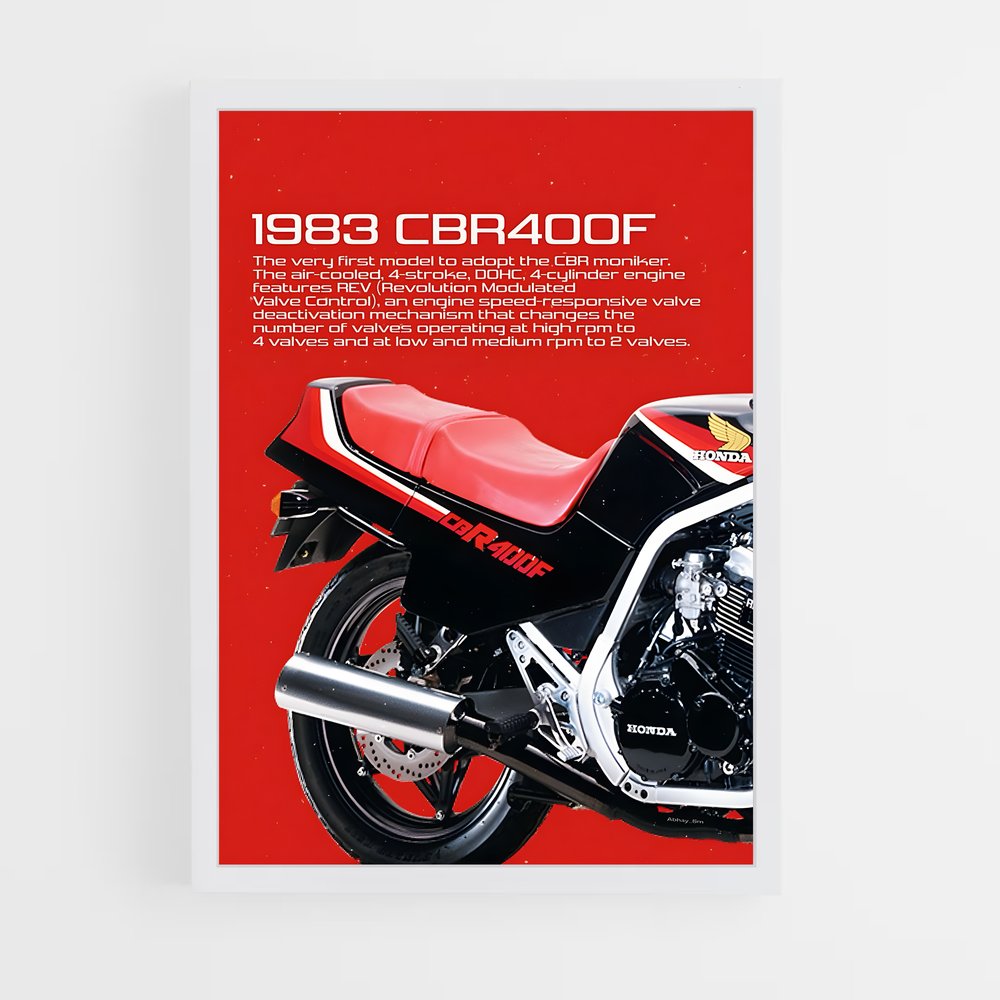 honda-moto-5 cadre Blanc