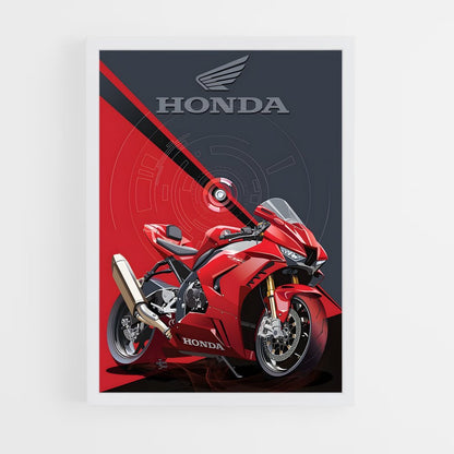 honda-moto-8 cadre Blanc