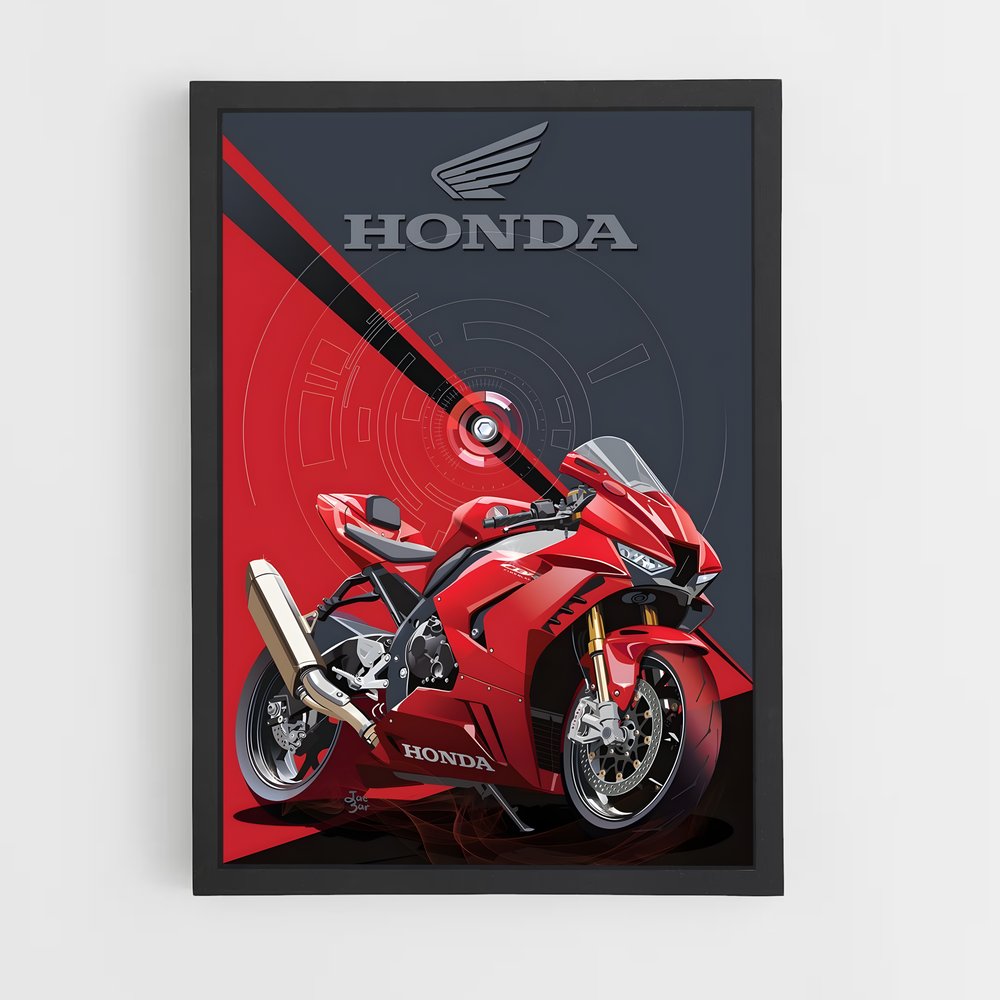 honda-moto-8 cadre Noir