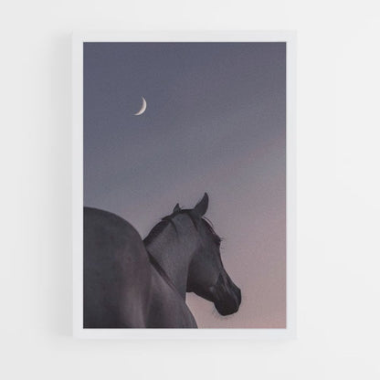 Caballo Luna Póster