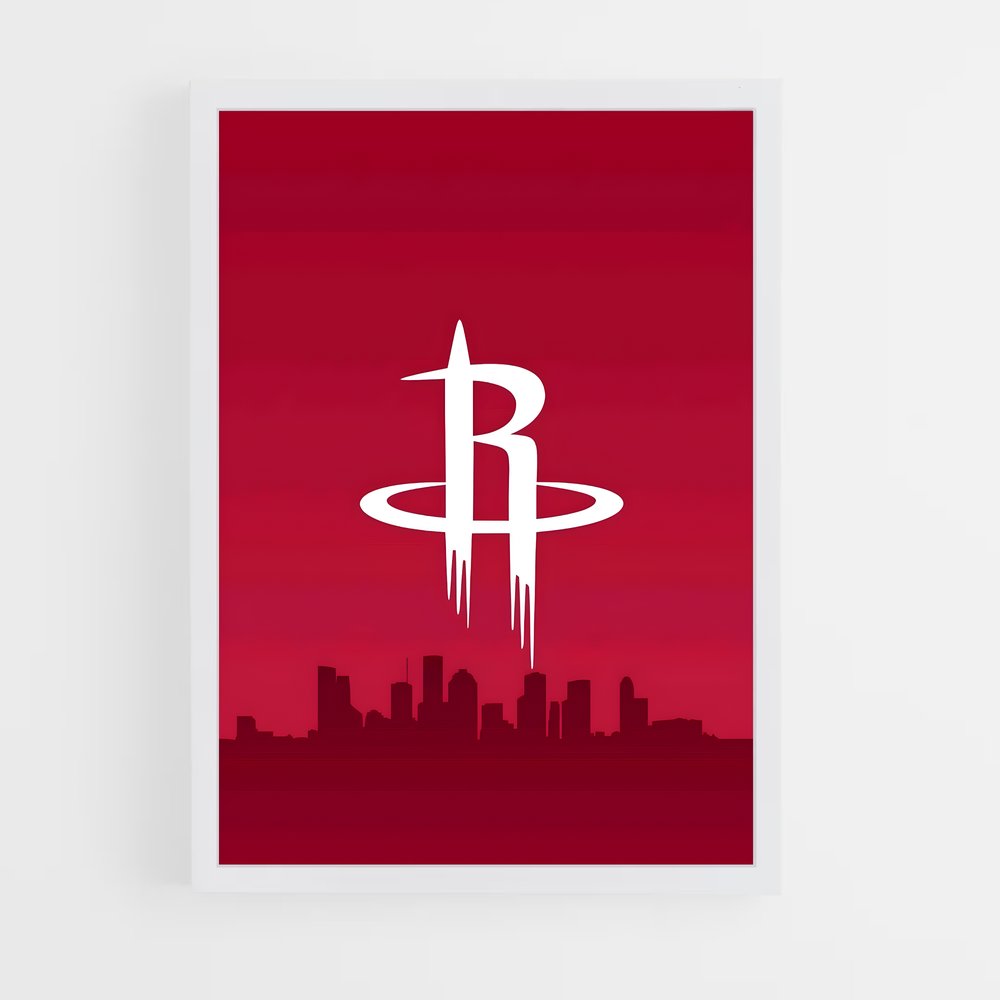 houston-rockets-16 cadre Blanc