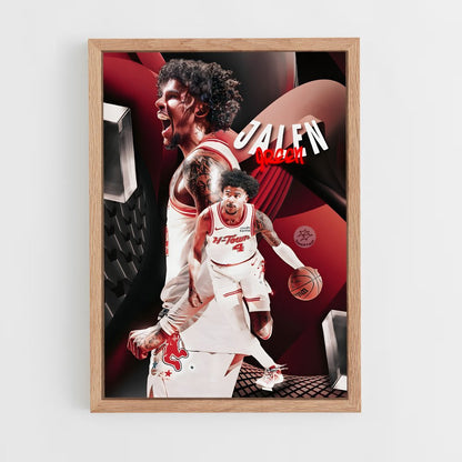 houston-rockets-18 cadre Bois clair