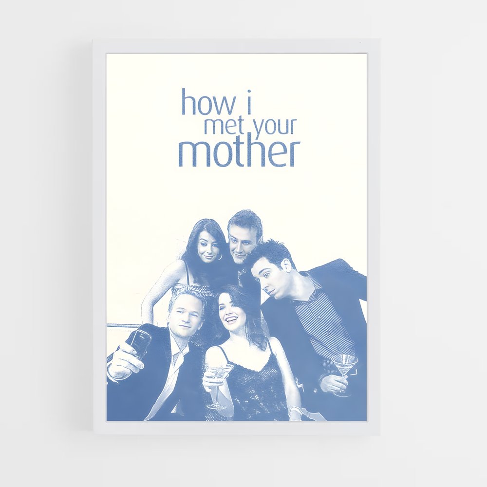 how-i-met-your-mother-4 cadre Blanc