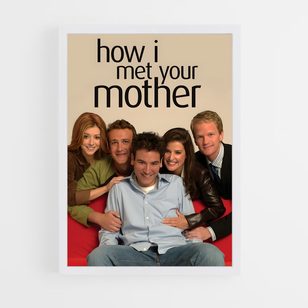 how-i-met-your-mother-9 cadre Blanc