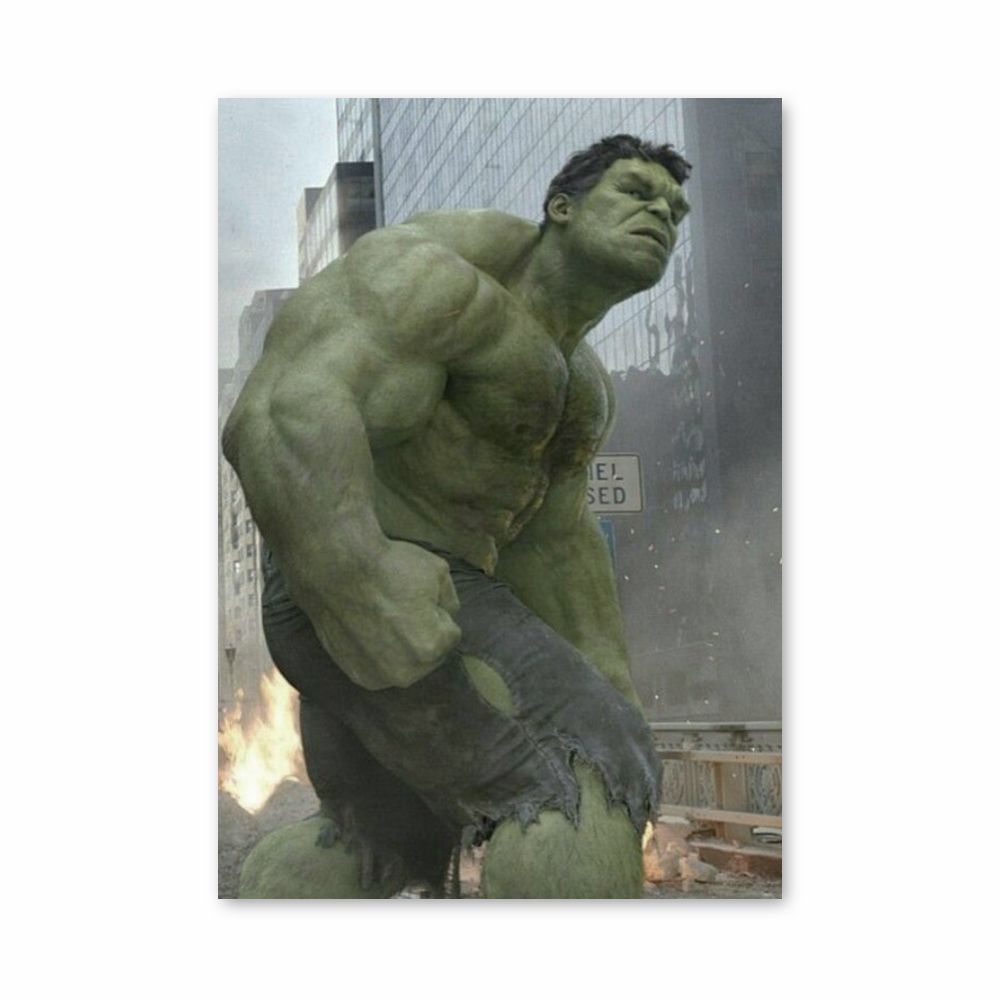 Póster Hulk Vengadores