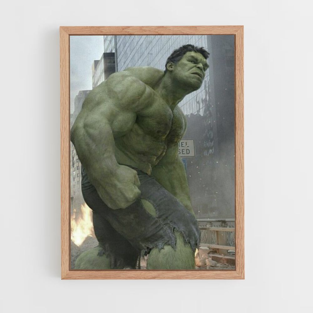 Póster Hulk Vengadores