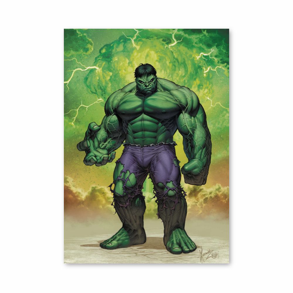 Cartel Hulk Dibujos Animados