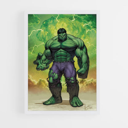 Cartel Hulk Dibujos Animados