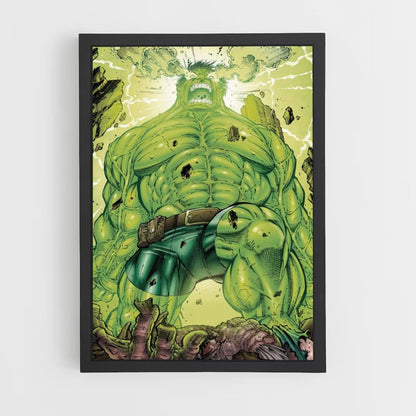 Póster Hulk radiactivo