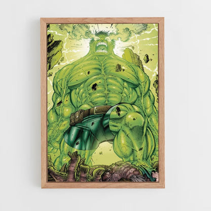 Póster Hulk radiactivo