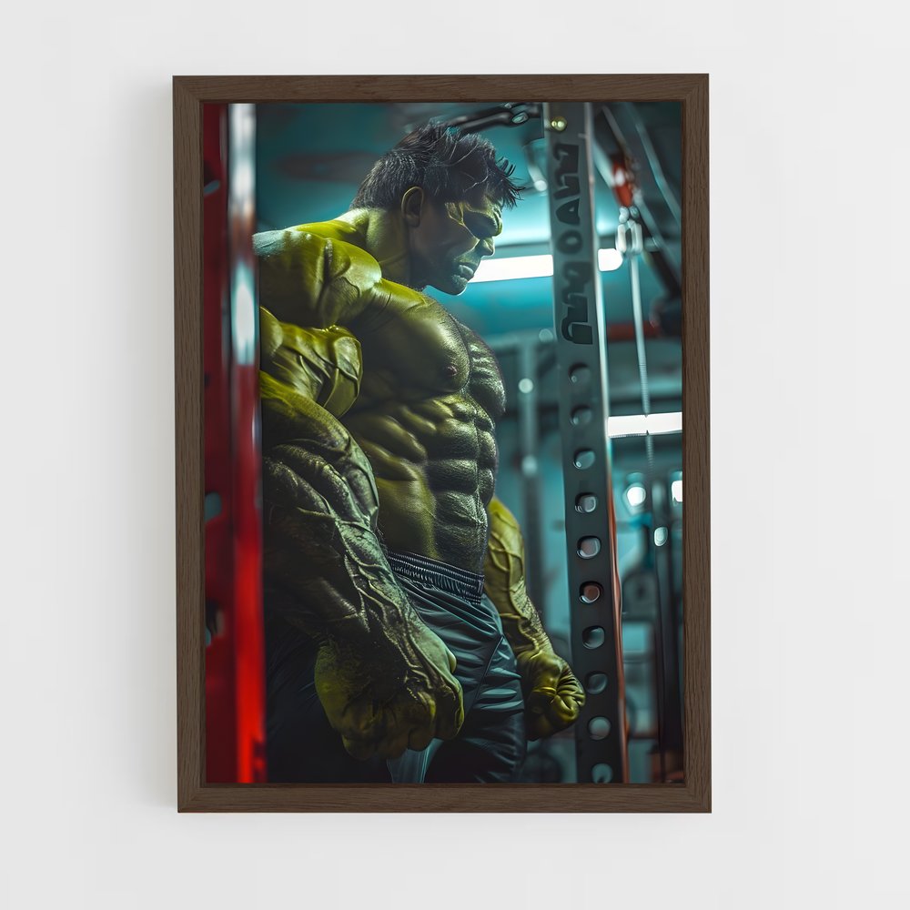 hulk-8 cadre Bois foncé