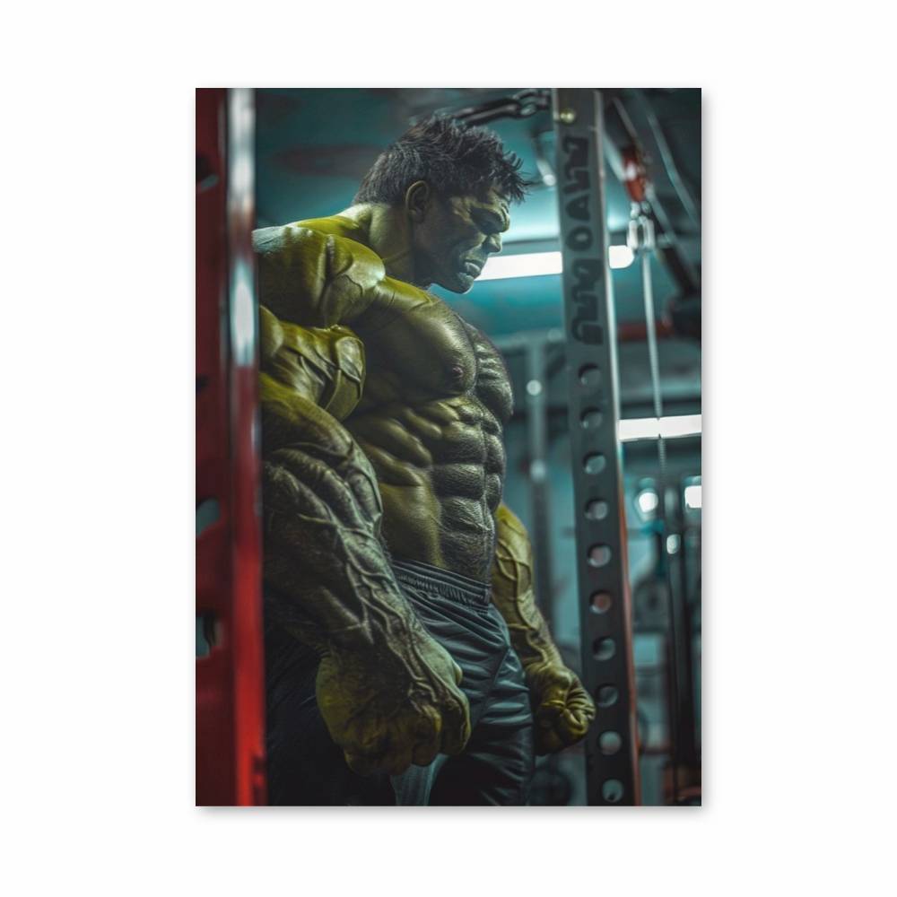 Poster Hulk Musculation