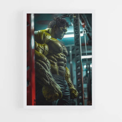 Póster Hulk Culturismo