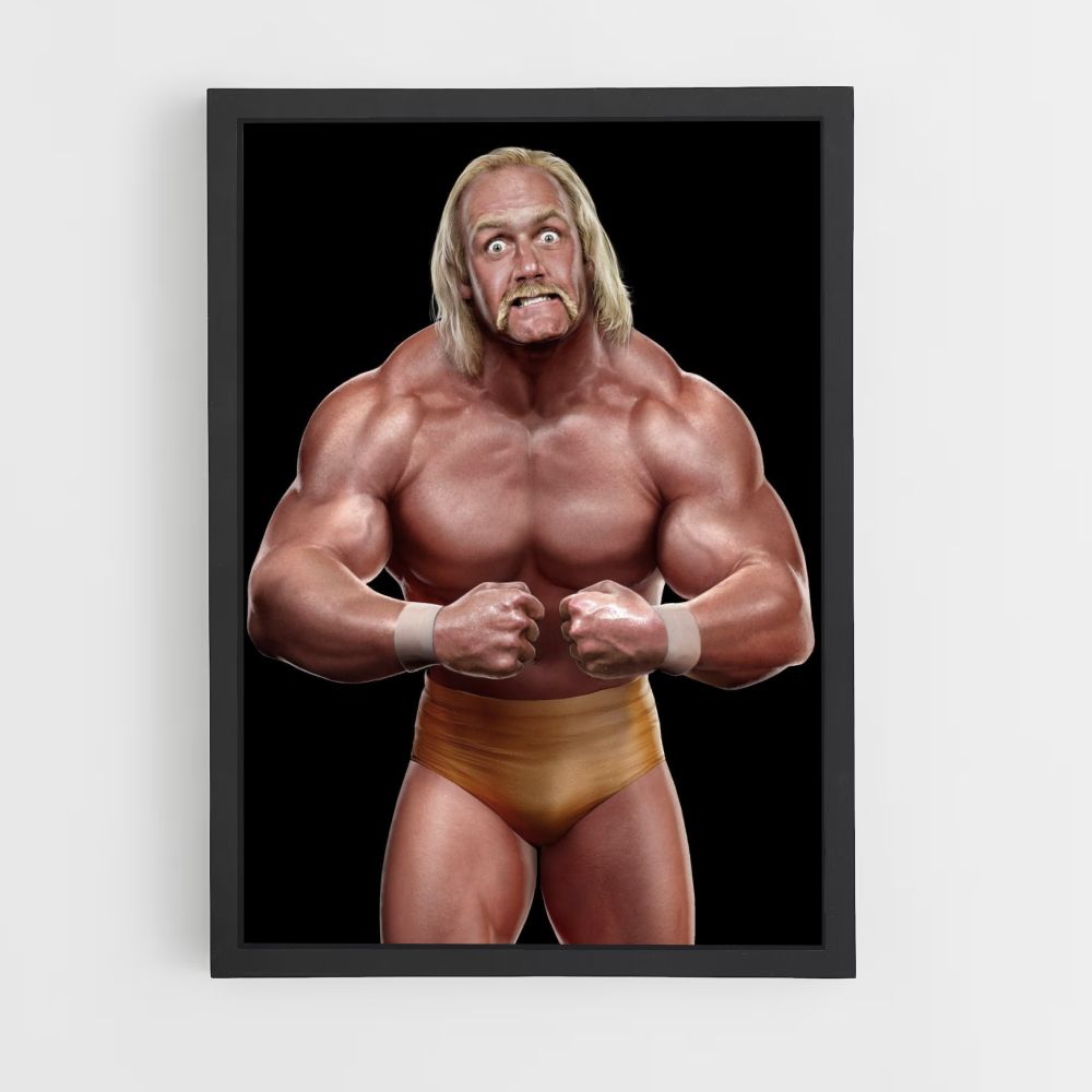 Cartel Hulk Hogan Dibujos Animados