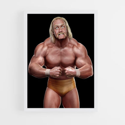 Cartel Hulk Hogan Dibujos Animados