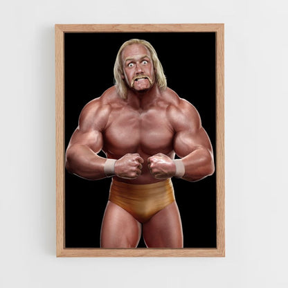 Cartel Hulk Hogan Dibujos Animados