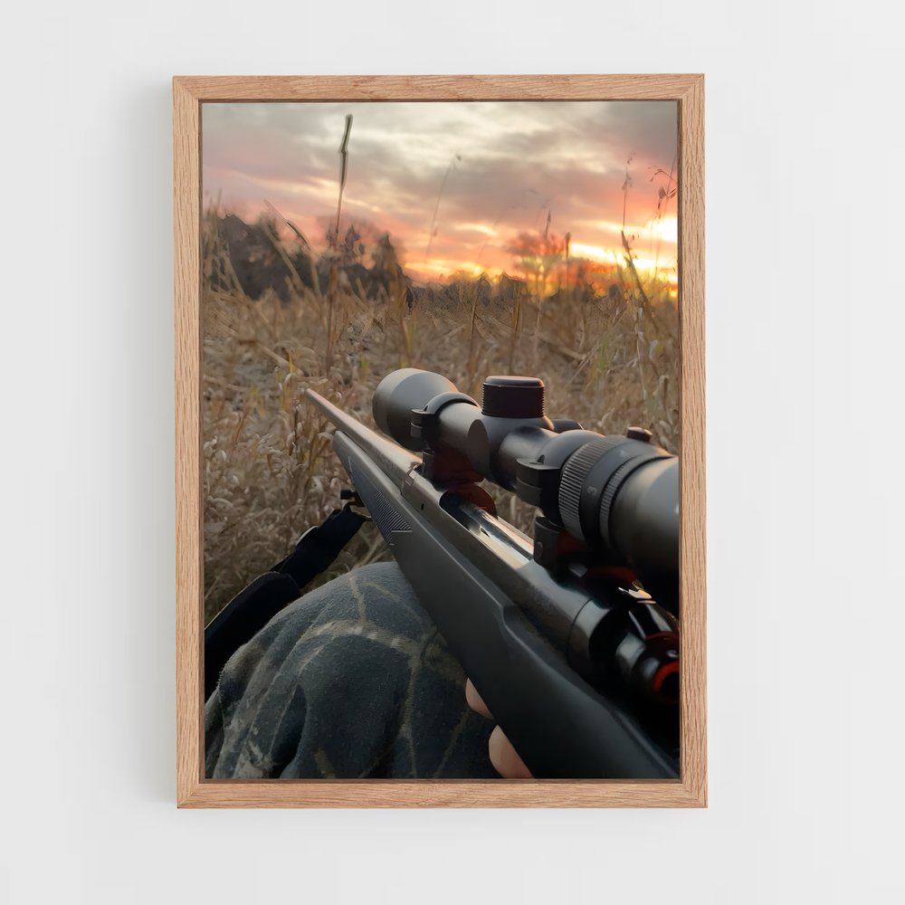 hunter-7 cadre Bois clair