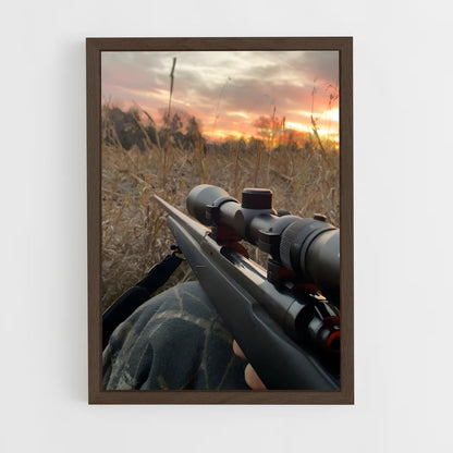 hunter-7 cadre Bois foncé