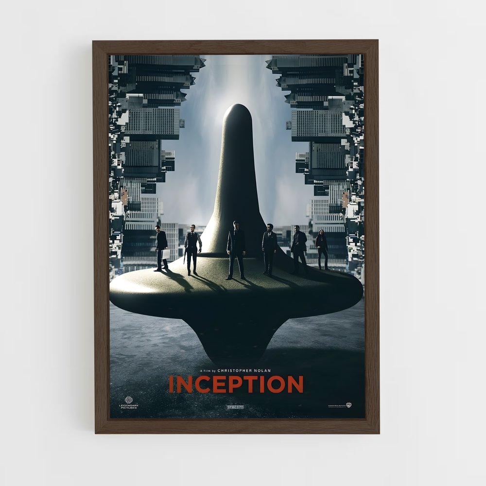inception-10 cadre Bois foncé