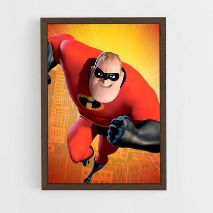 incredibles-1 cadre Bois foncé