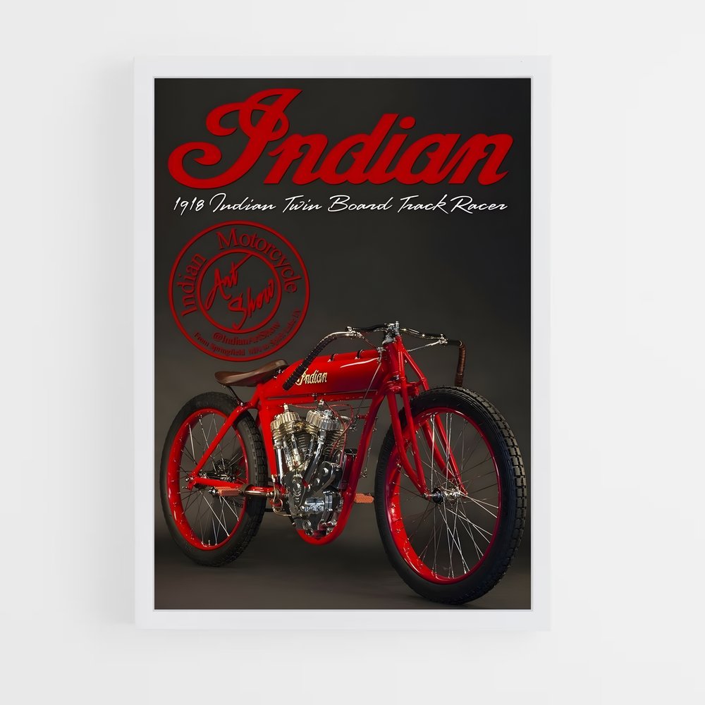 indian-motorcycle-4 cadre Blanc