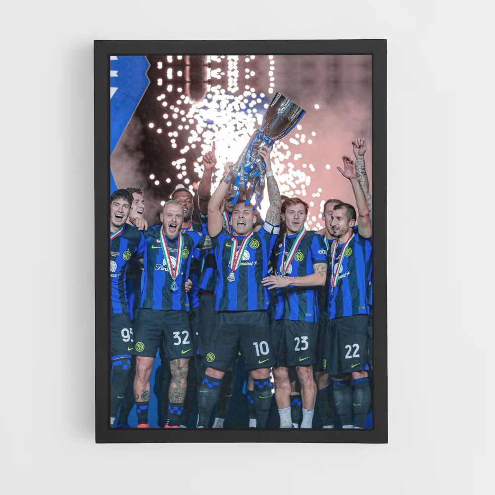 Póster Victoria del Inter de Milán