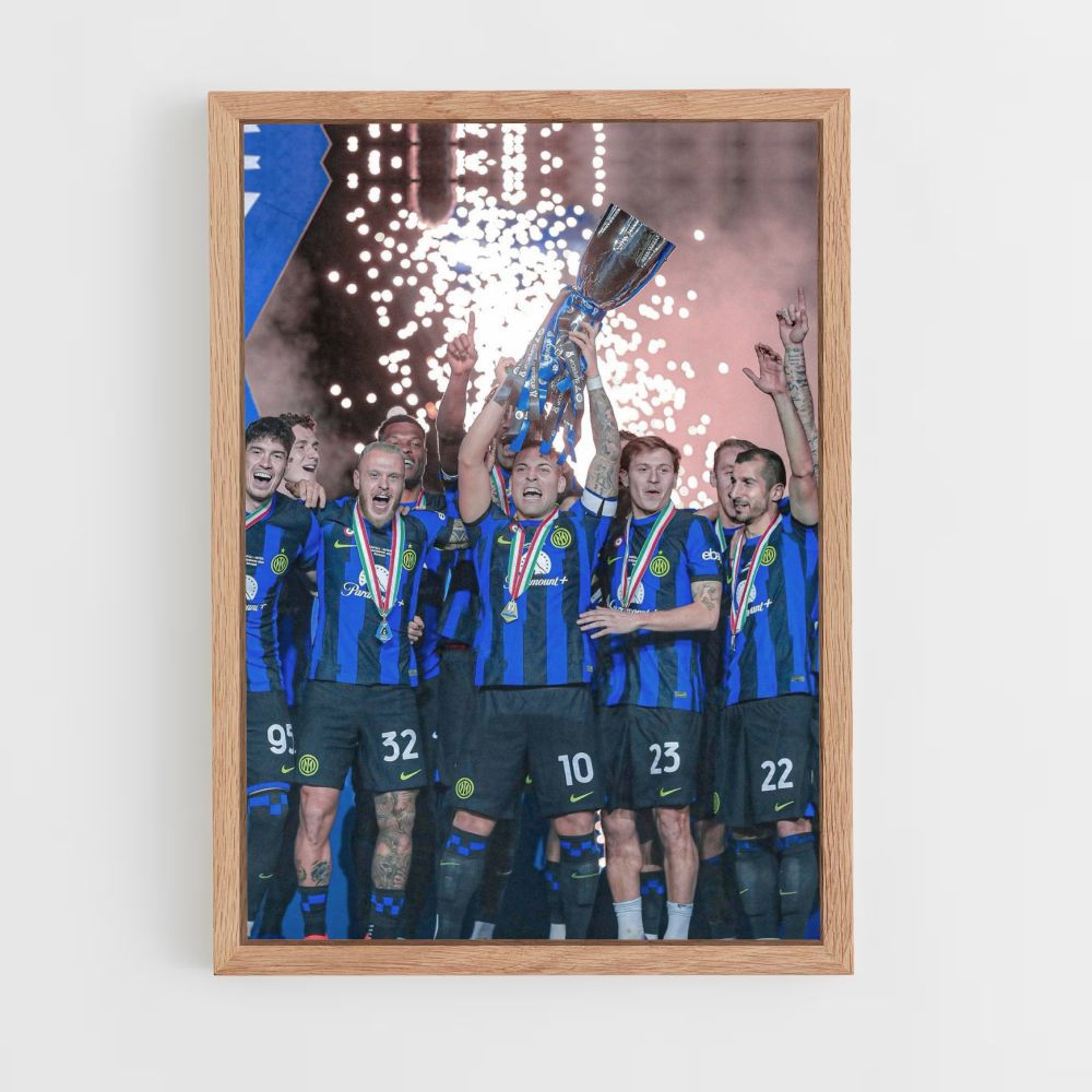 Póster Victoria del Inter de Milán