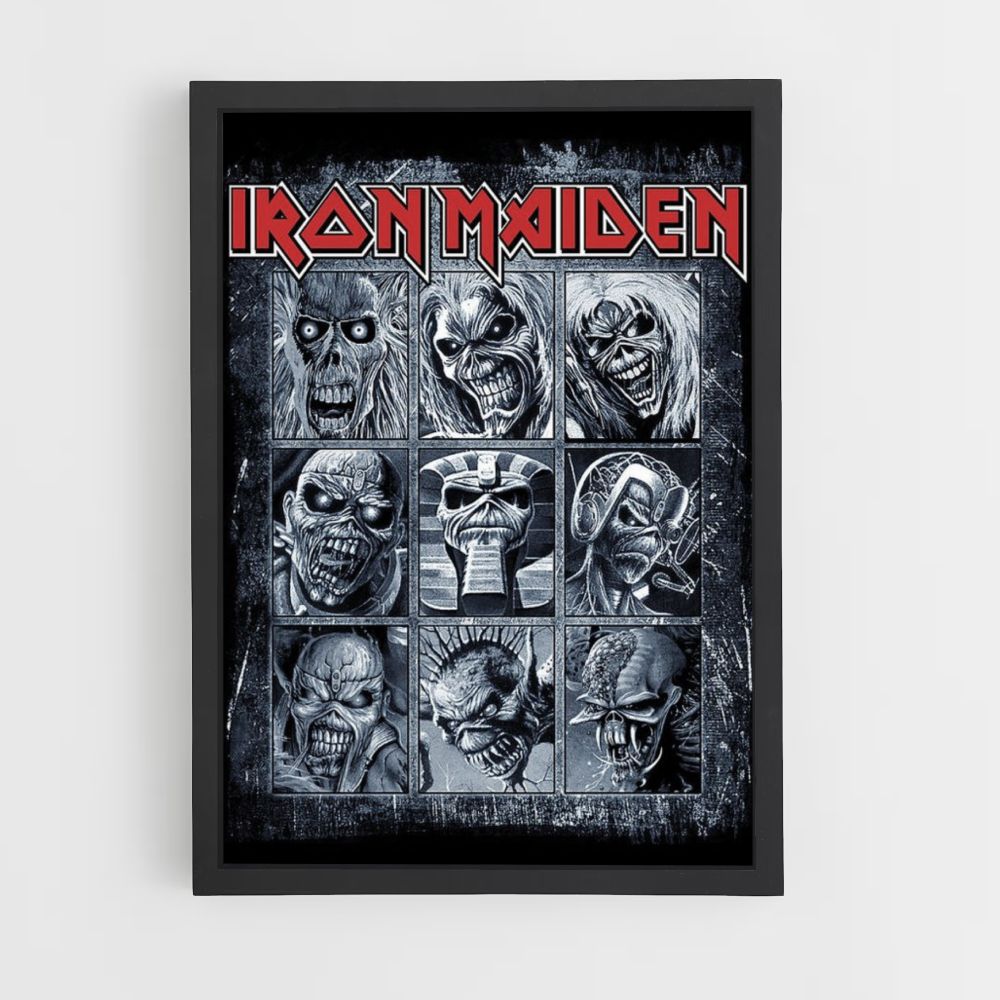 Póster Álbumes de Iron Maiden