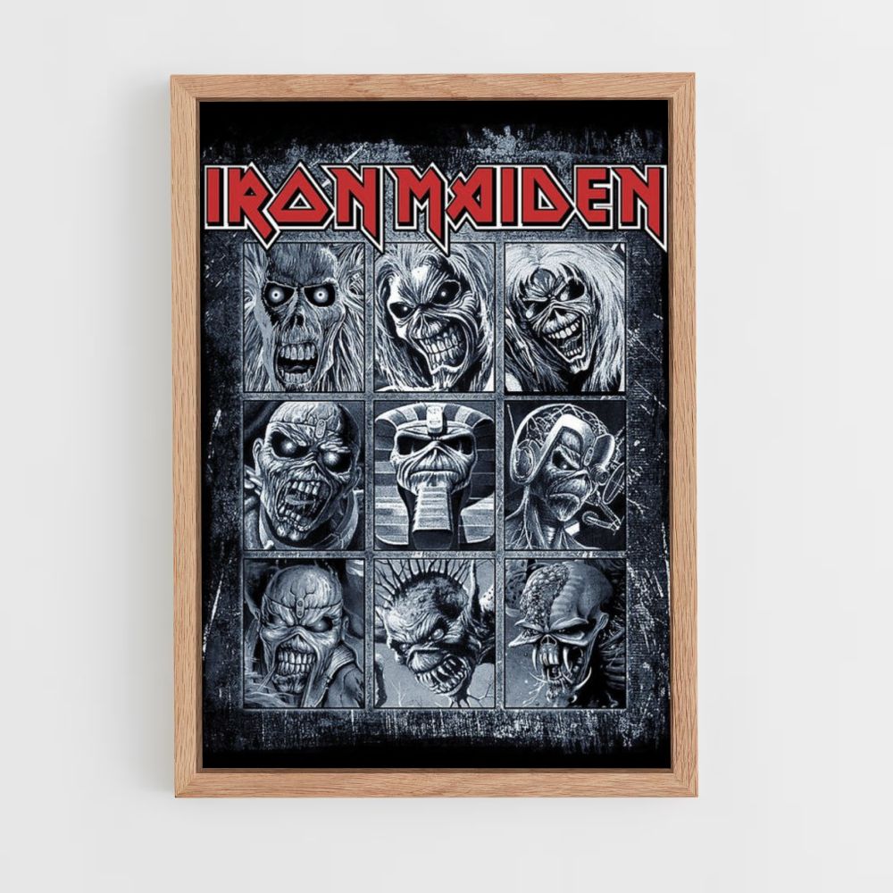 Póster Álbumes de Iron Maiden