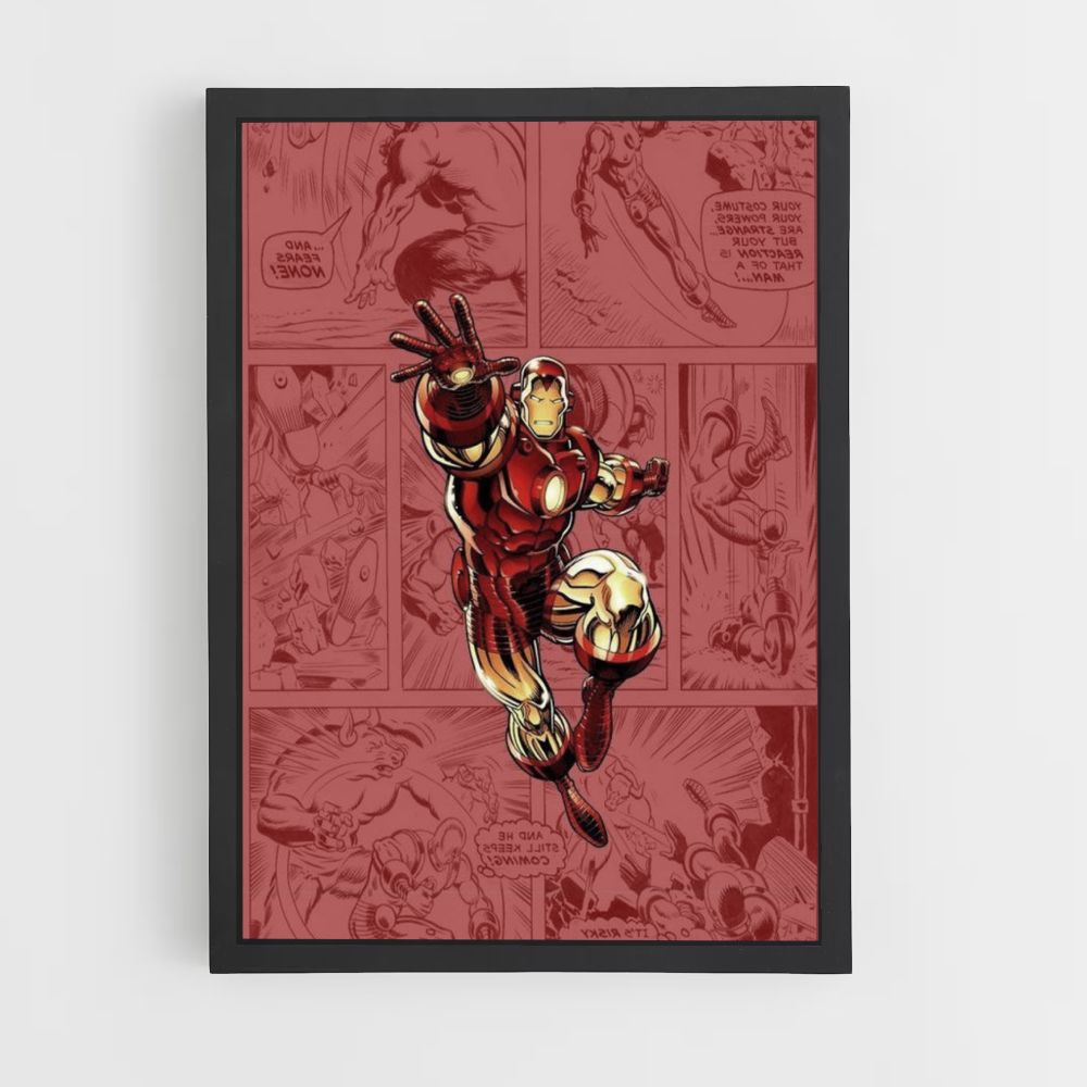 Cartel cómics de Iron Man