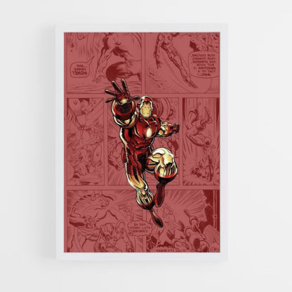 Cartel cómics de Iron Man