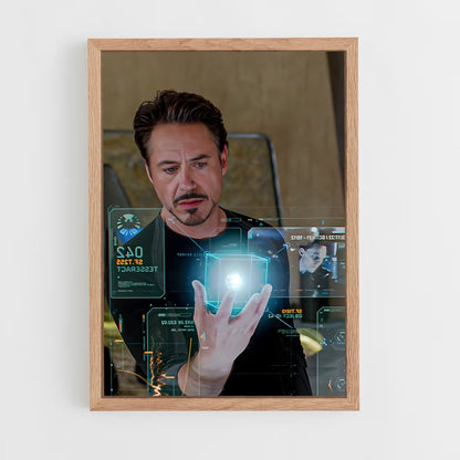 iron-man-11 cadre Bois clair