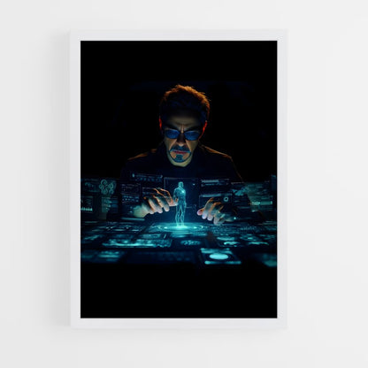 iron-man-12 cadre Blanc